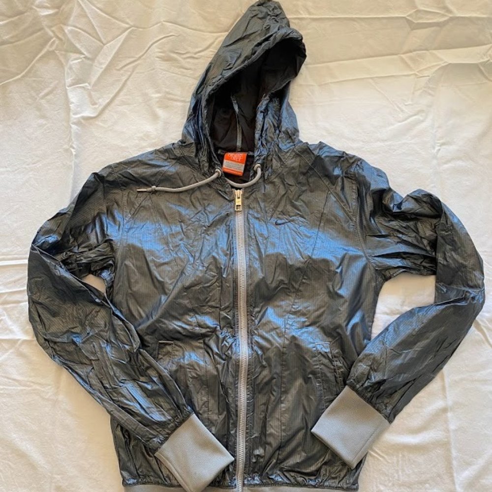 Nike Grey windbreaker size xs